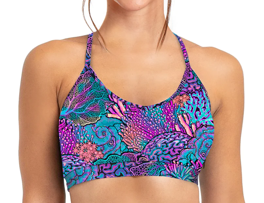 Spacefish Army Bikini Sports Bra