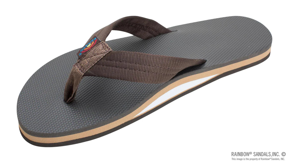 Rainbow Single Layer Mens Flip Flop